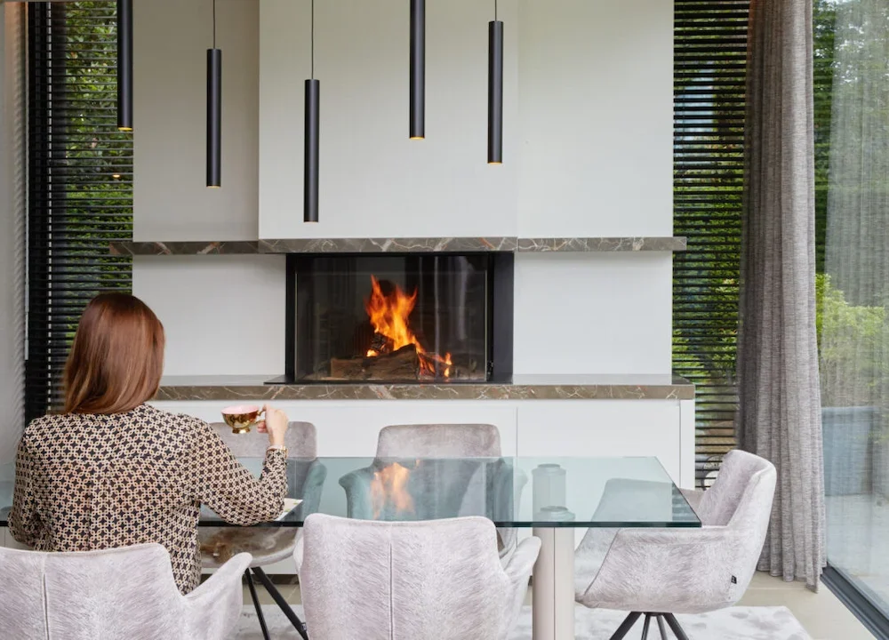 luna diamond inbyggd kamin