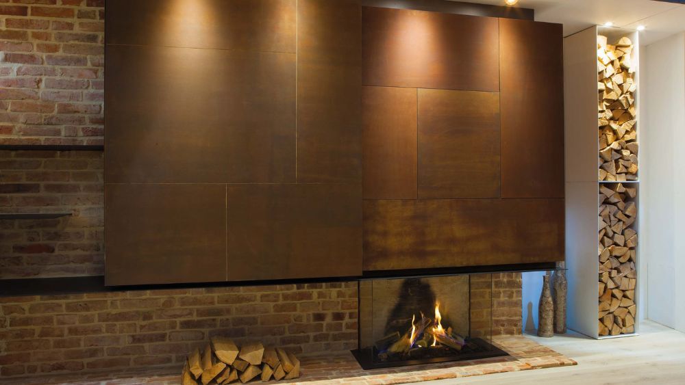 True Vision Open Fire Look 650DC gas